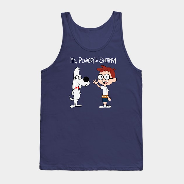 Mr Peabody and Sherman Tank Top by kareemik